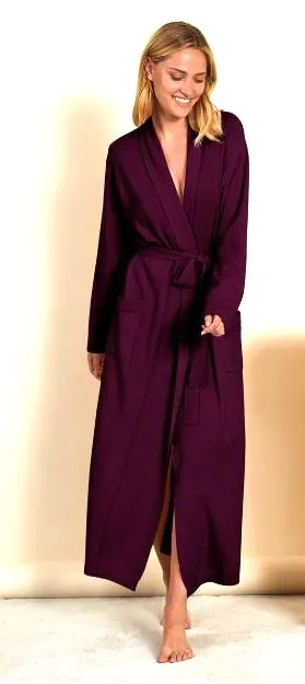 Cashmere/Wool Kimono Robe