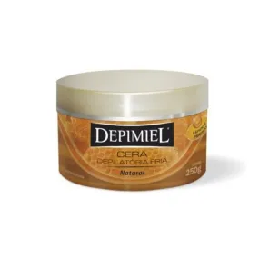 CERA DEPILATÓRIA FRIA NATURAL 250G DEPIMIEL