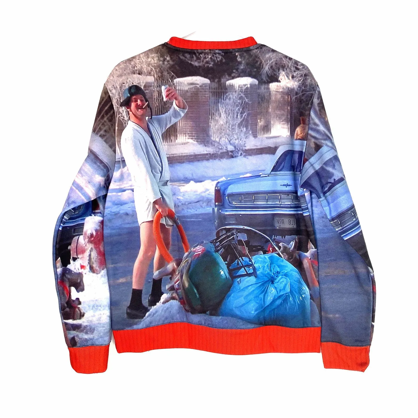 Christmas Vacation Mens Size M Graphic Pullover Sweatshirt L/s Uncle Eddy