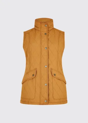 Clonmel Quilted Gilet - Amber