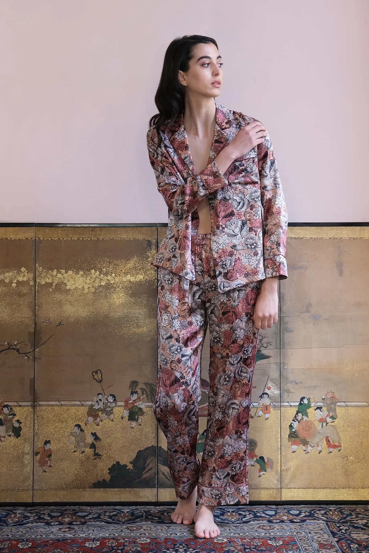 COLETTE SILK PYJAMA SET - Archive