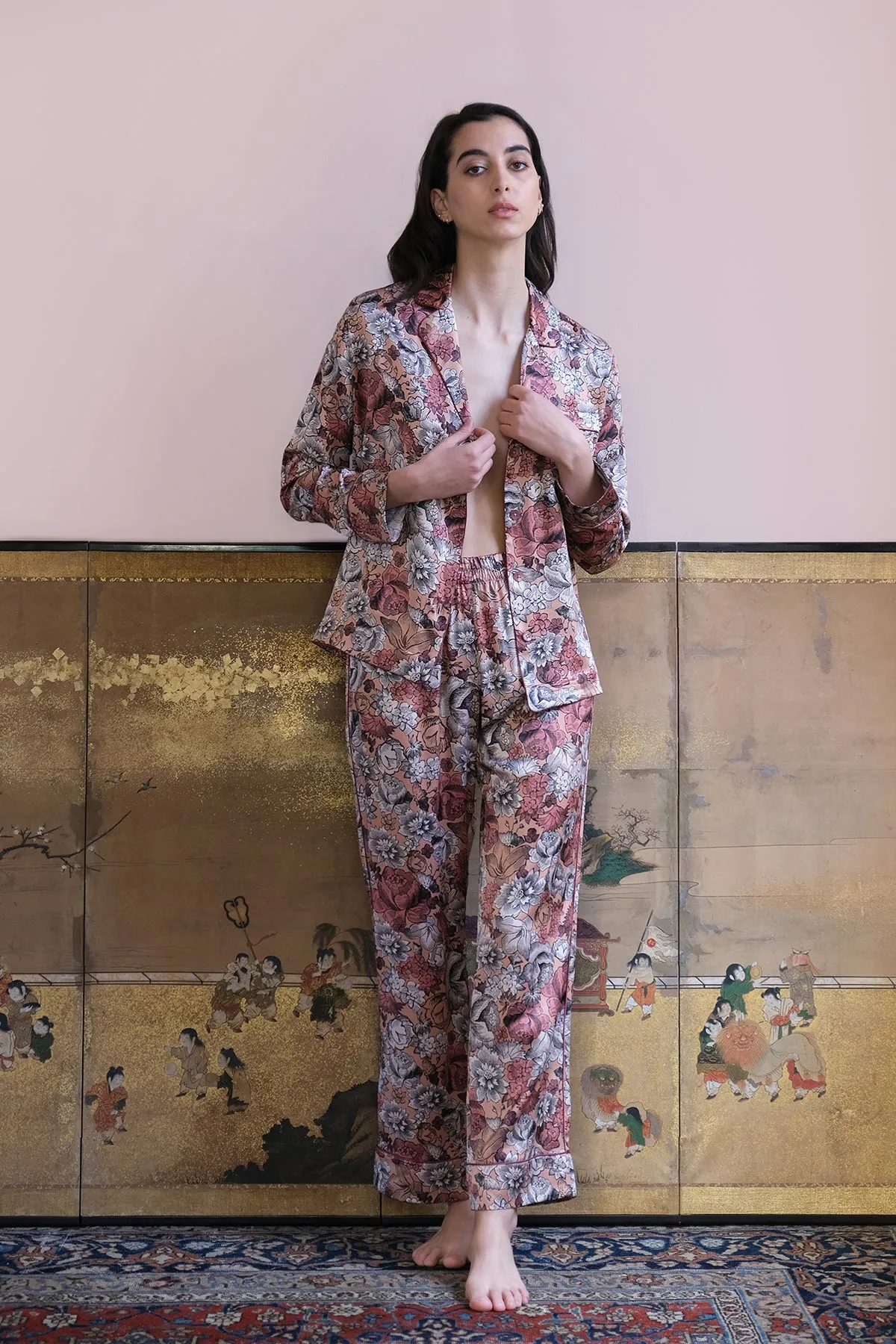 COLETTE SILK PYJAMA SET - Archive