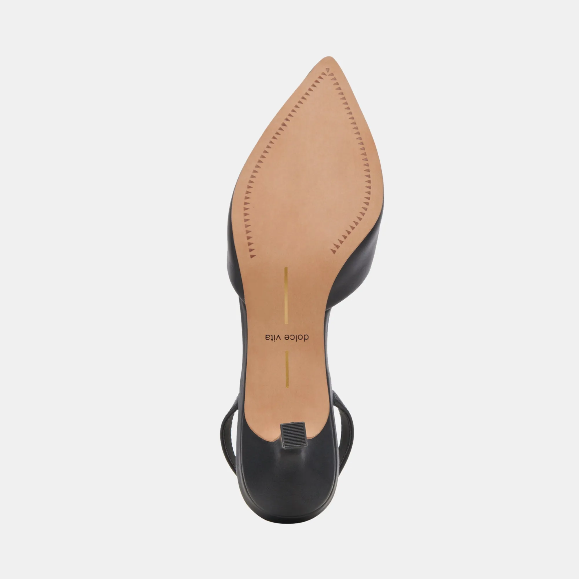 CORSA HEELS BLACK LEATHER