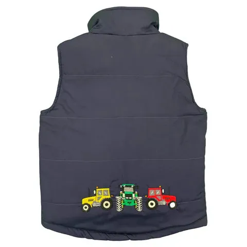 COUNTRY LIFE - TRACTOR GILET - NAVY