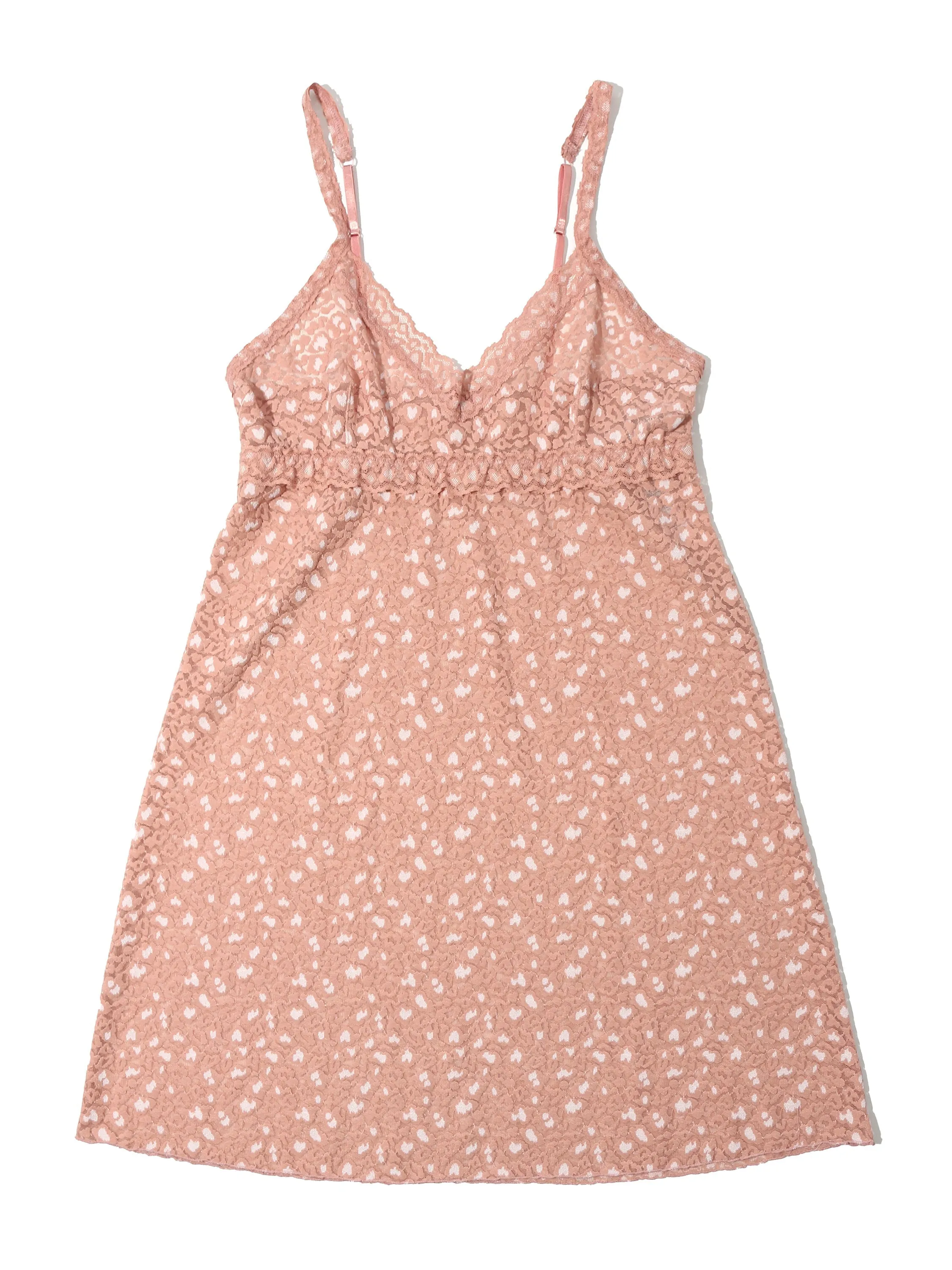 Cross-Dyed Leopard Chemise Desert Rose