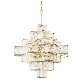 Cubic 329C06CG 6-Light Chandelier - Calypso Gold