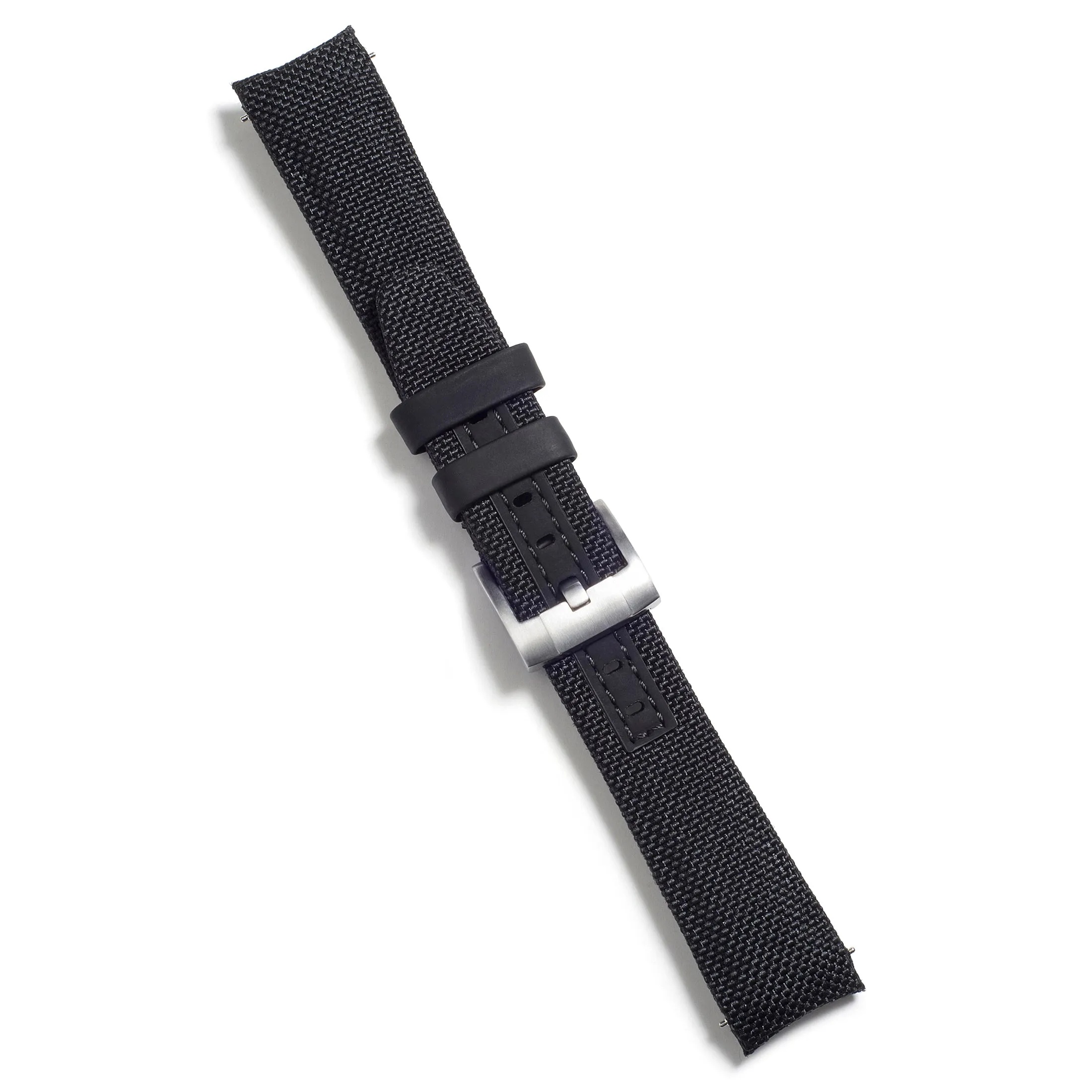 Curved End Nylon Strap for Rolex GMT Master II Ceramic with Tang Buckle