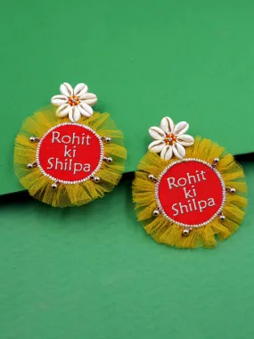 Customised Earrings (Pataka Bride Style)