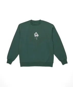 Dancer - Flower Logo Crew Sweatshirt (Turquoise) *SALE