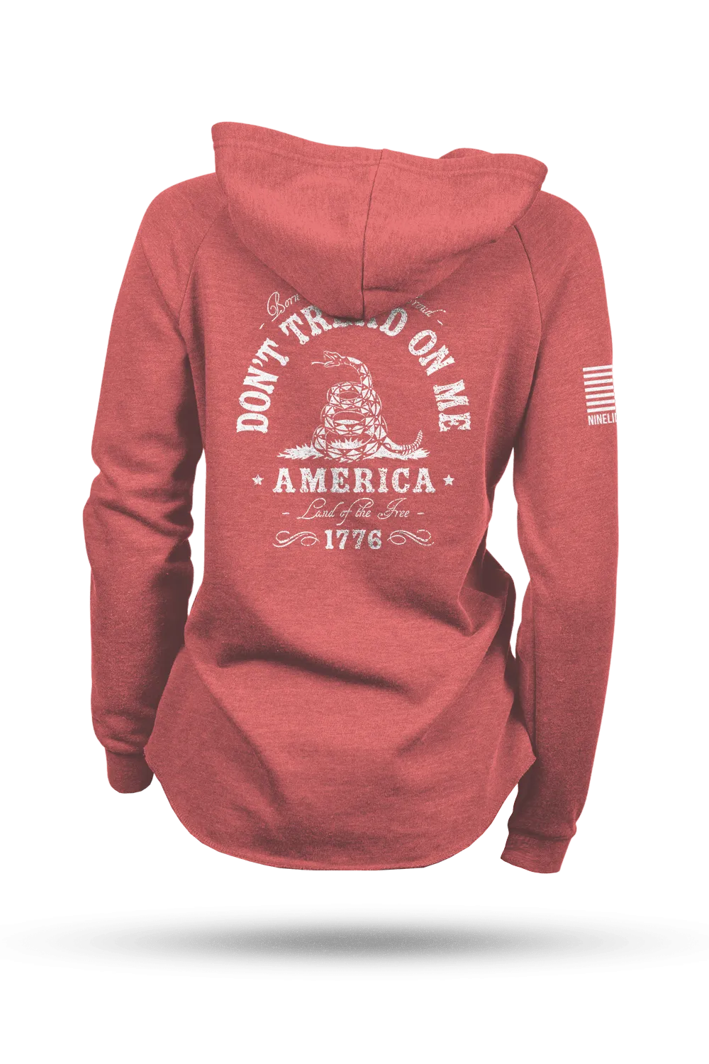 Don't Tread on Me - Lightweight Women's V-Neck Hoodie