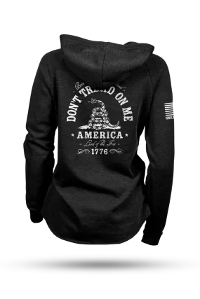 Don't Tread on Me - Lightweight Women's V-Neck Hoodie