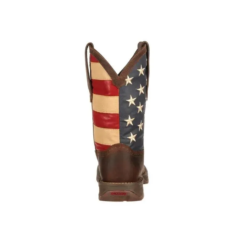 DURANGO REBEL PATRIOTIC PULL-ON WESTERN FLAG BOOT DB5554