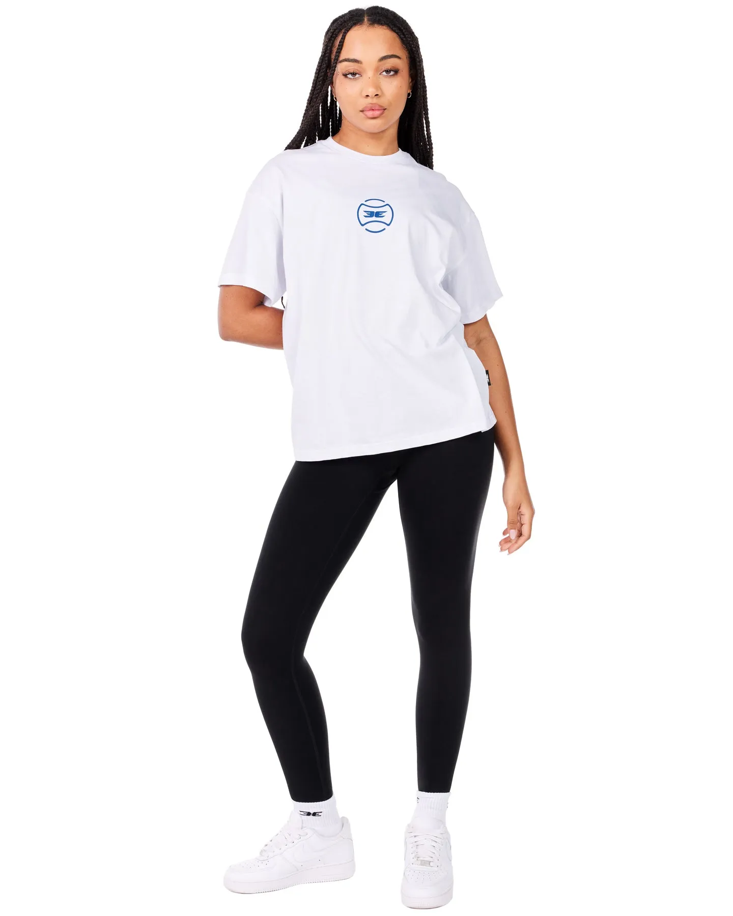 EE Tennis Women's Oversized Tee - White