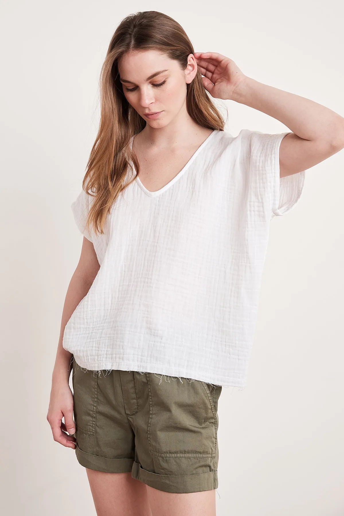 ELSA COTTON GAUZE TOP