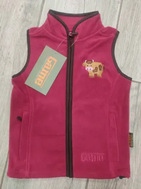 EMBROIDERED GILET- ROSE