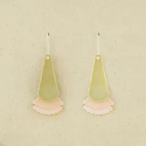 Erin Lightfoot: Earring Bell Flowers Pink & Dune