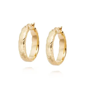 Estée Lalonde Thea Hoop Earrings 18Ct Gold Plate