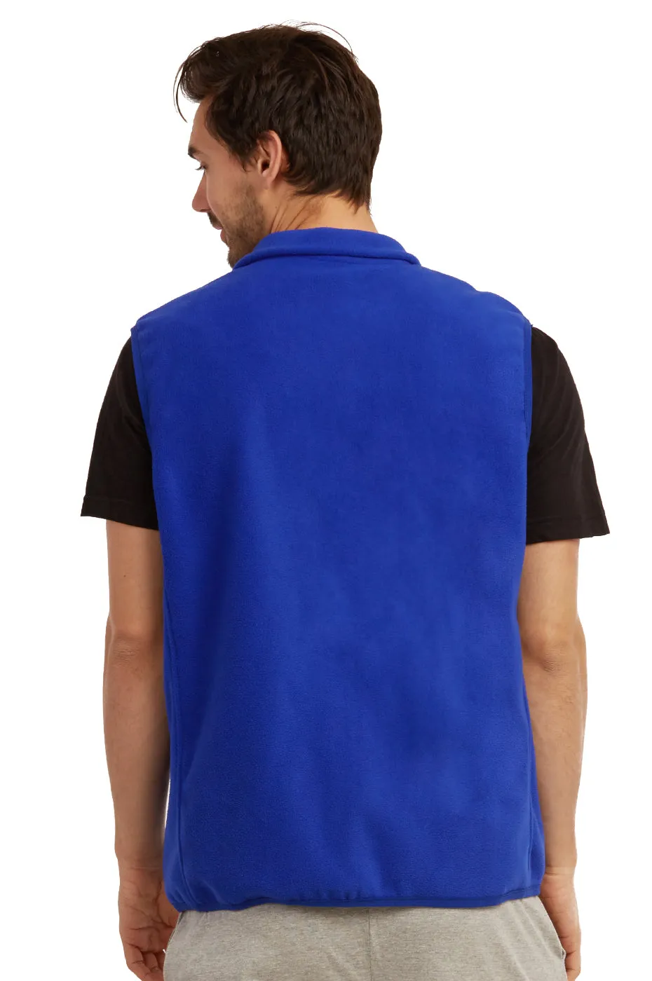 ET TU MEN'S POLAR FLEECE VEST (PF1500E_R.BLUE)