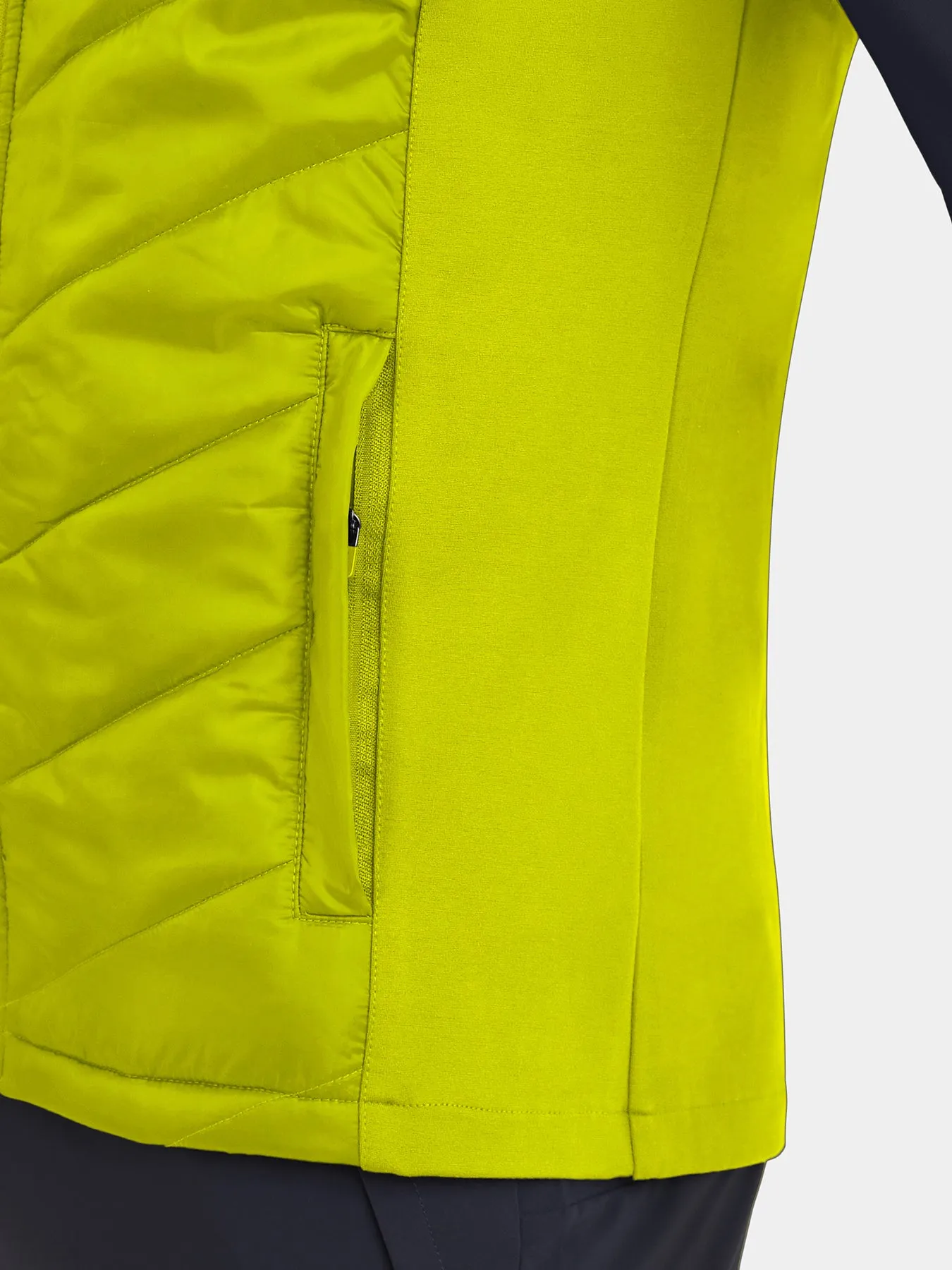 Excel Padded Running Gilet For Men With Zip Pockets & Reflective Strips