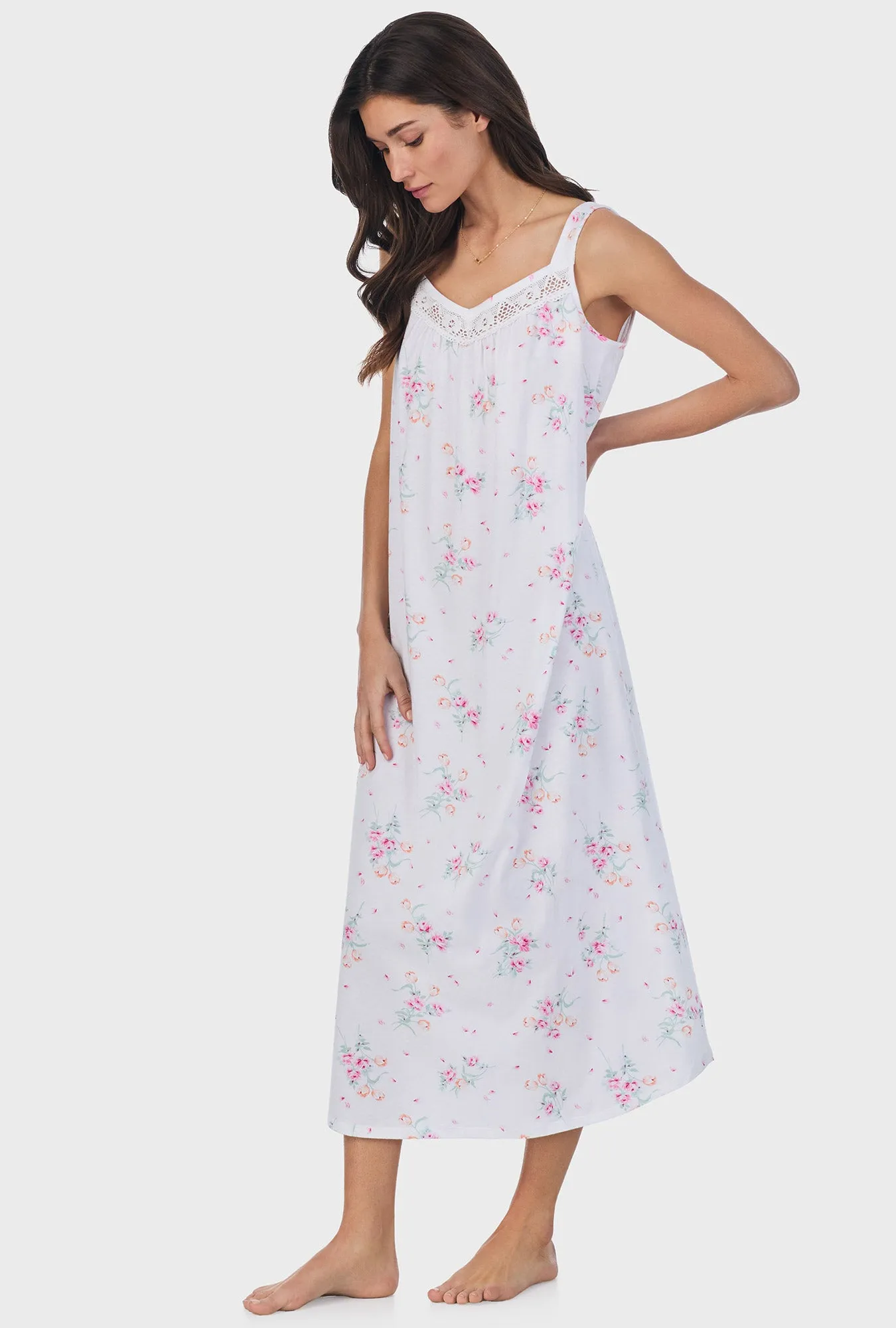 Floral Bouquet Cotton Ballet Nightgown