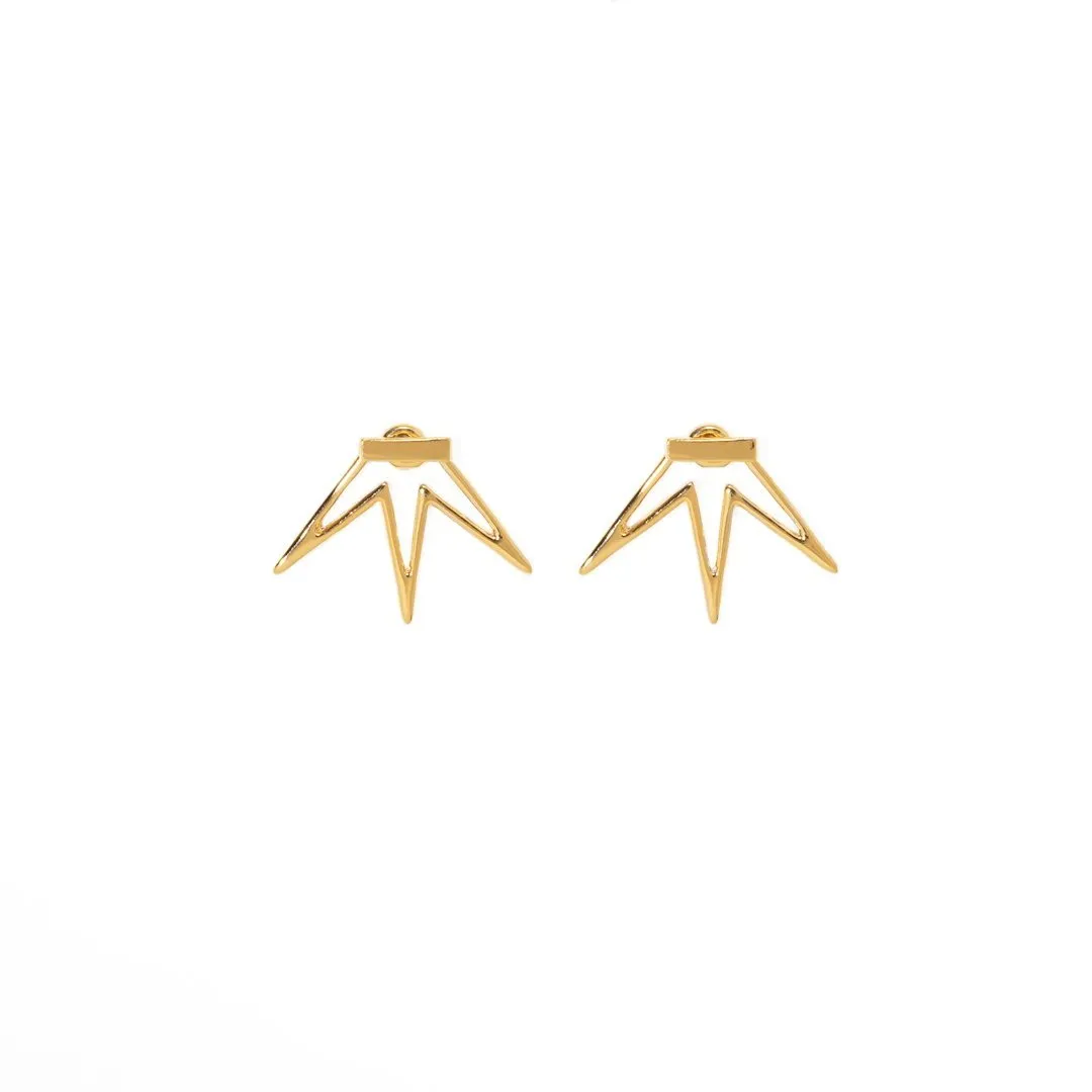 FLOWER SPIKE EARRINGS