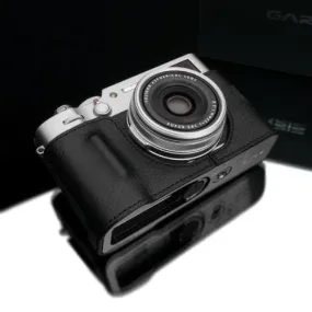 Gariz HG-X100VBK Black Leather Camera Half Case for Fujifilm X100V