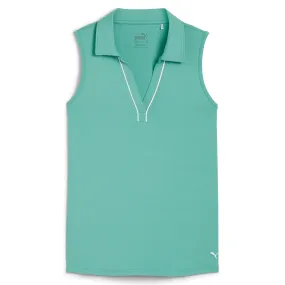 Girl's CLOUDSPUN Piped Sleeveless Golf Polo