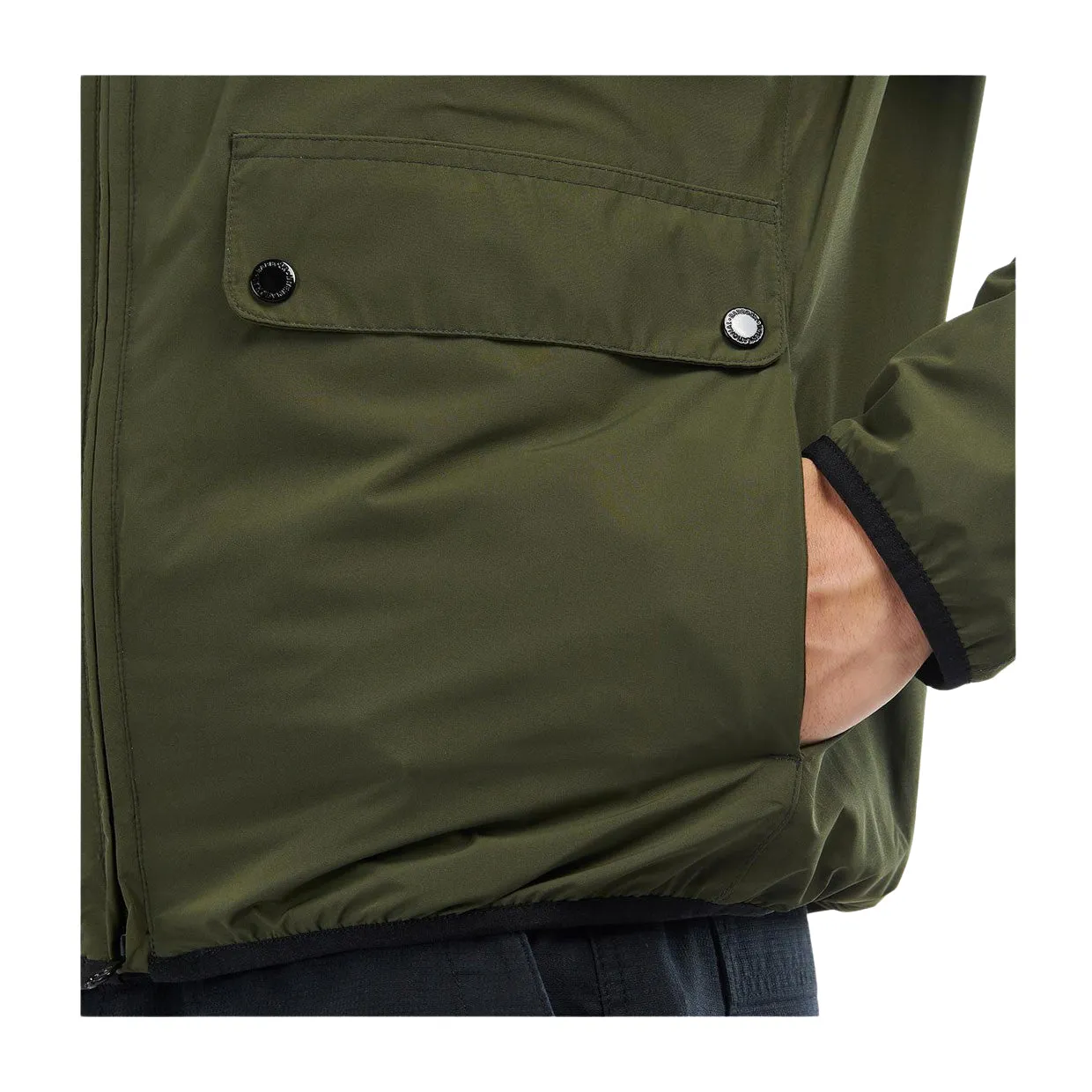 Giubbino Barbour International Kenetic Muzzo Verde