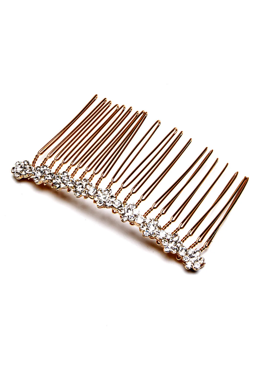 GOLD DIAMANTE HAIR COMB