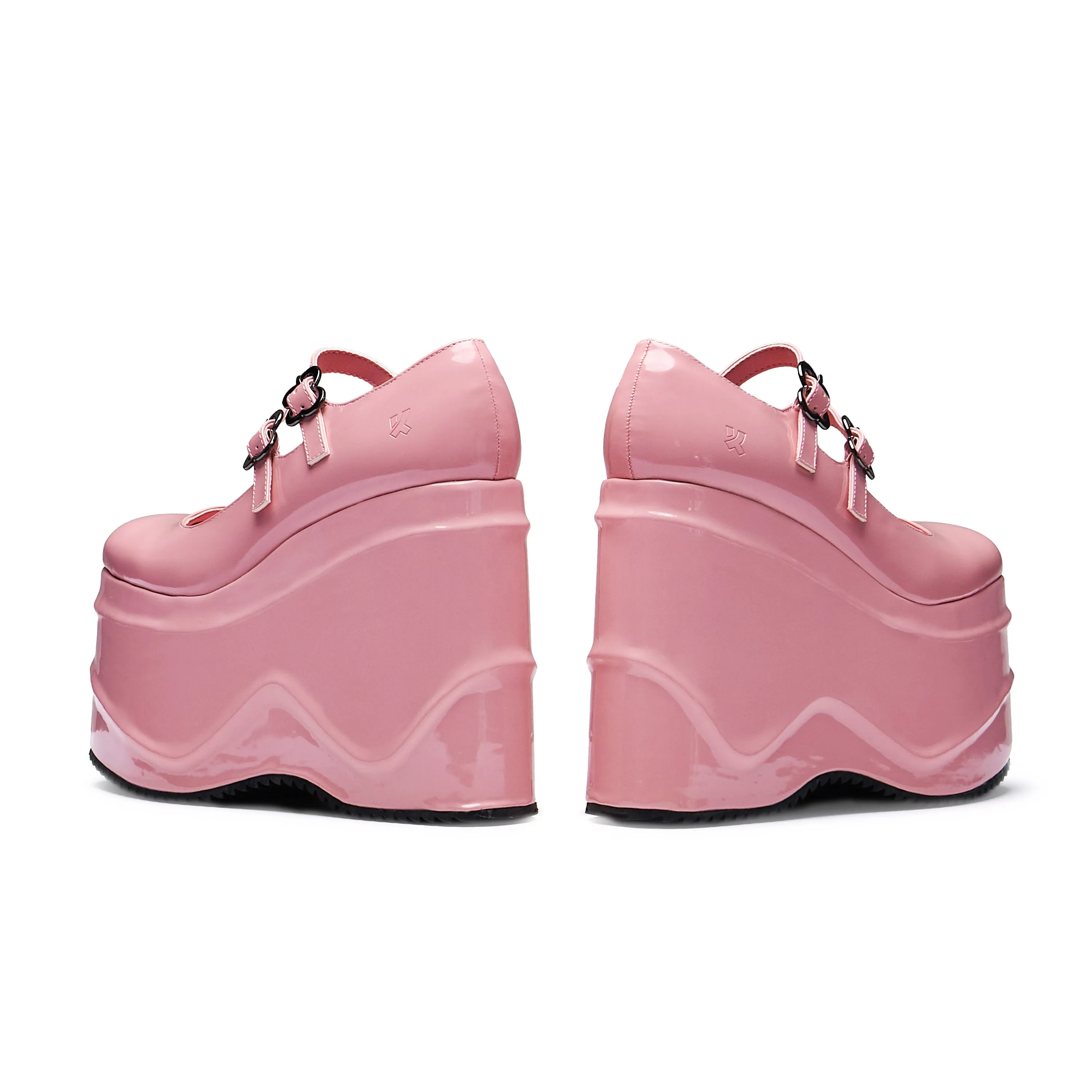 Good Fairy Princess Mega Platform Mary Janes - Pink