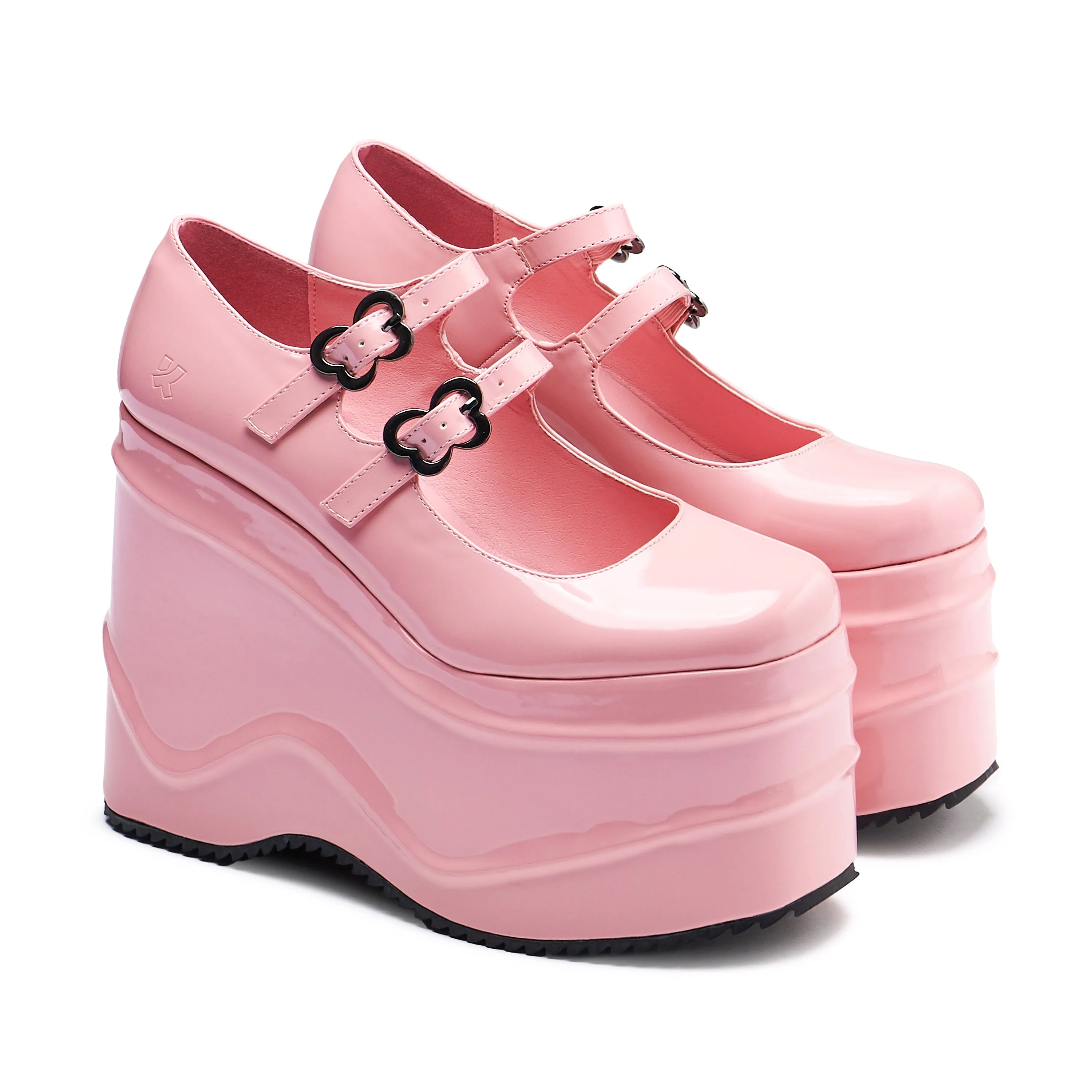 Good Fairy Princess Mega Platform Mary Janes - Pink