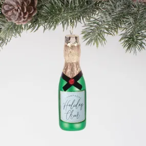 Holiday Cheer Champagne Ornament