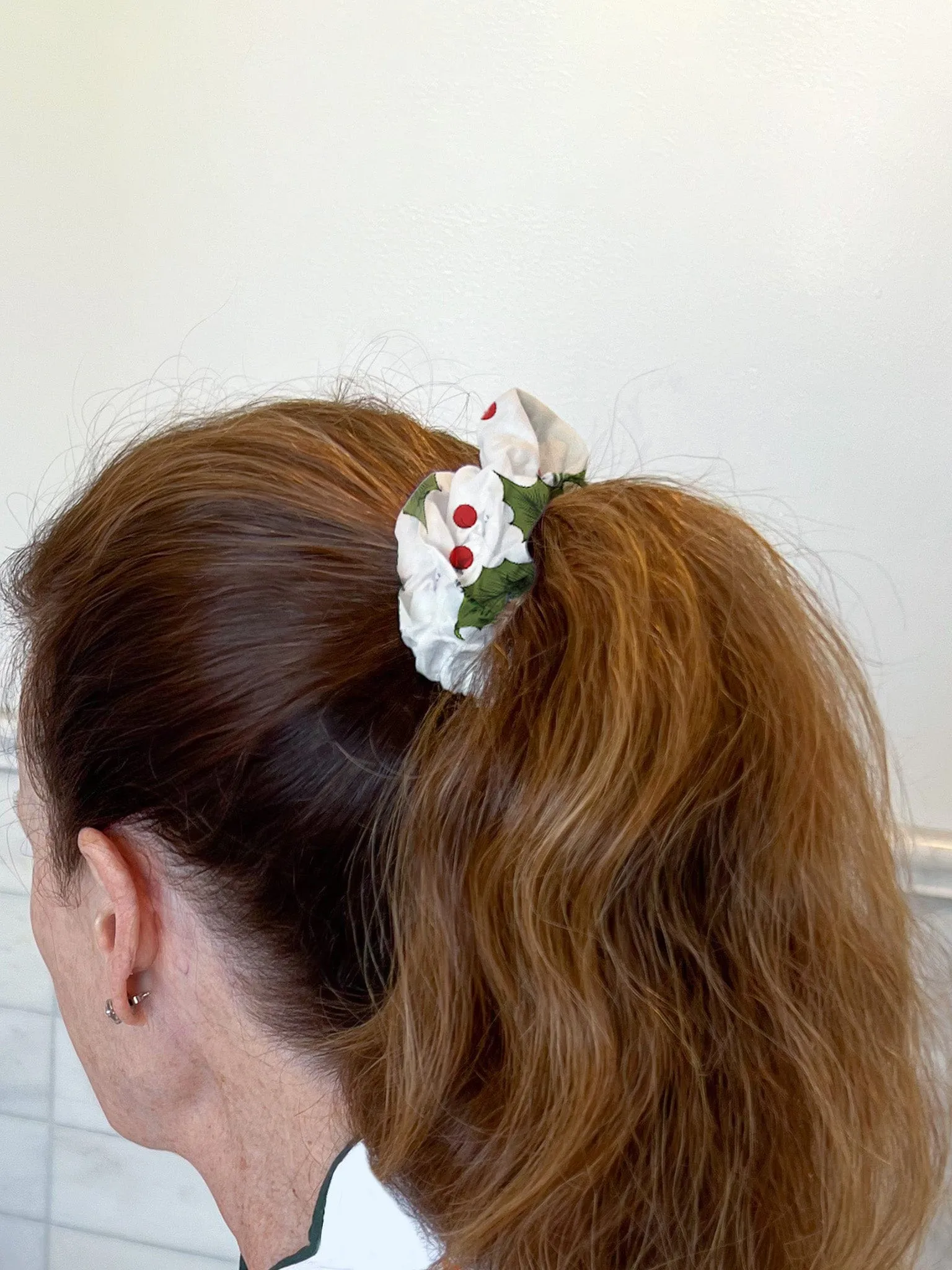 Holiday Hair Scrunchies (set of 2)