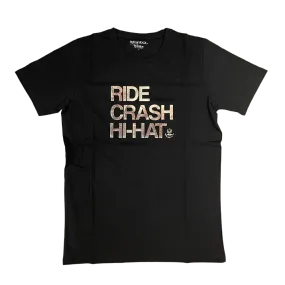 Istanbul Agop T Shirt "RIDE CRASH HI-HAT" T-Shirt