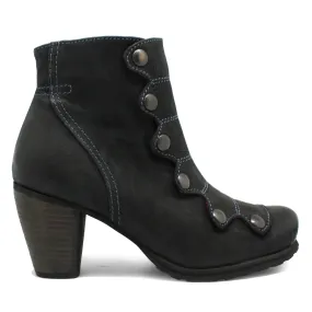 Jour - Black/Blue ankle boot