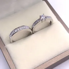 Juego anillos de boda para dama Talla 61/2