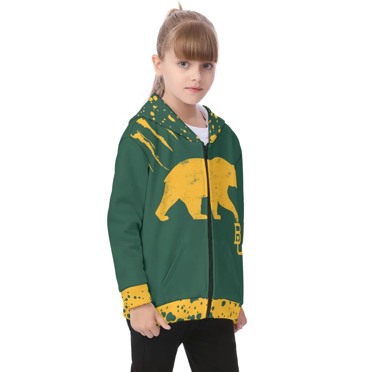 Kids Baylor Fleece Zip-up Hoodie