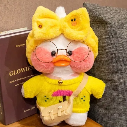 Lalafanfan Cafe Duck Plush Stuffed Toy