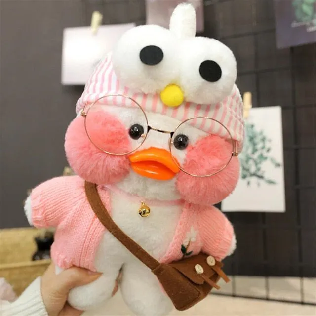 Lalafanfan Cafe Duck Plush Stuffed Toy