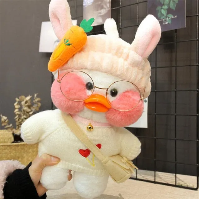 Lalafanfan Cafe Duck Plush Stuffed Toy