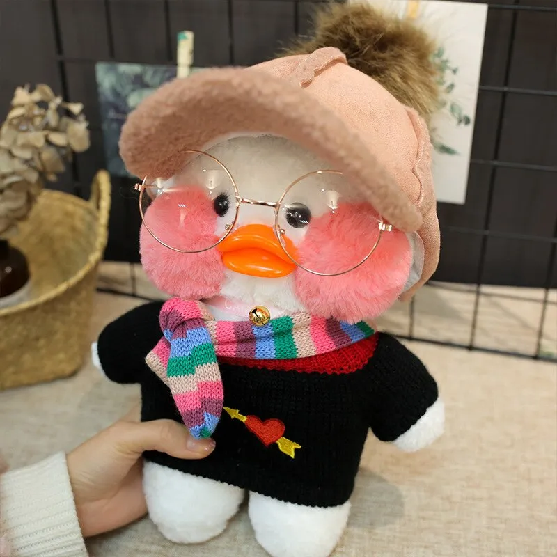 Lalafanfan Cafe Duck Plush Stuffed Toy