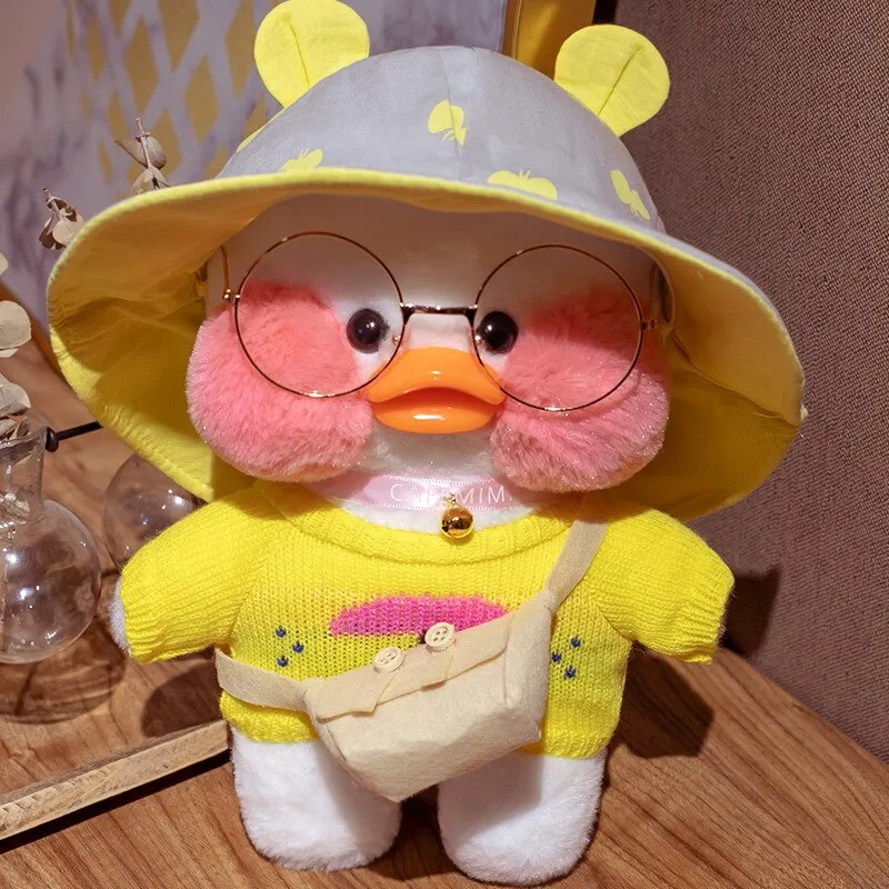 Lalafanfan Cafe Duck Plush Stuffed Toy