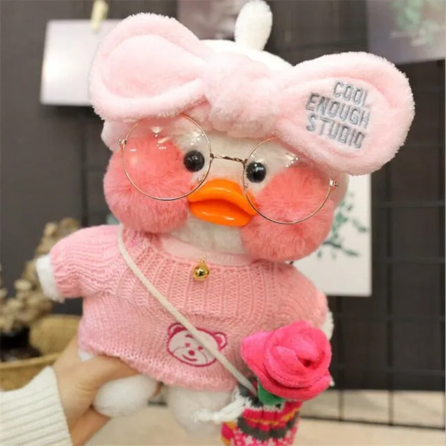 Lalafanfan Cafe Duck Plush Stuffed Toy