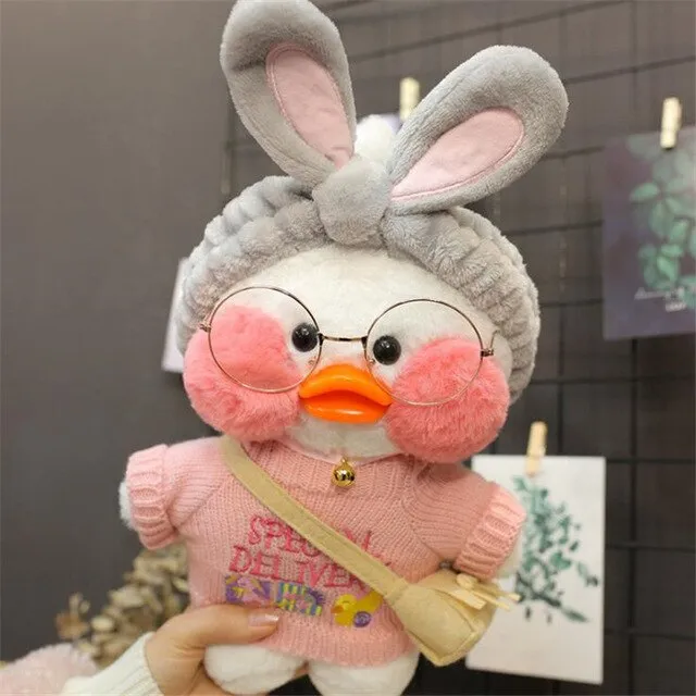 Lalafanfan Cafe Duck Plush Stuffed Toy