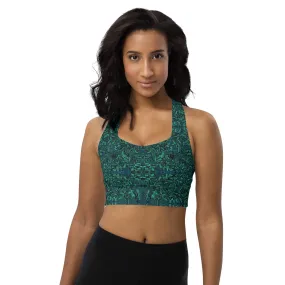 Lilly Longline sports bra, Empirical Forest