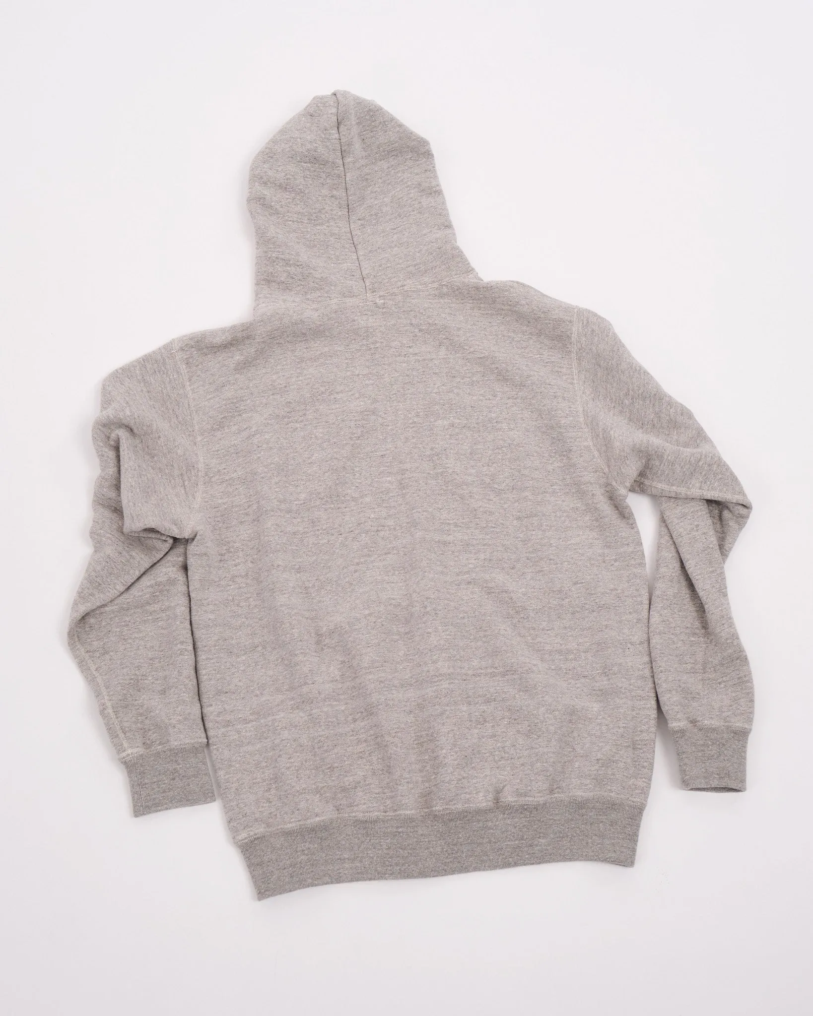 LOOP WHEEL HOODED SWEATSHIRT HEATHER GRAY