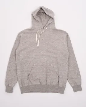 LOOP WHEEL HOODED SWEATSHIRT HEATHER GRAY