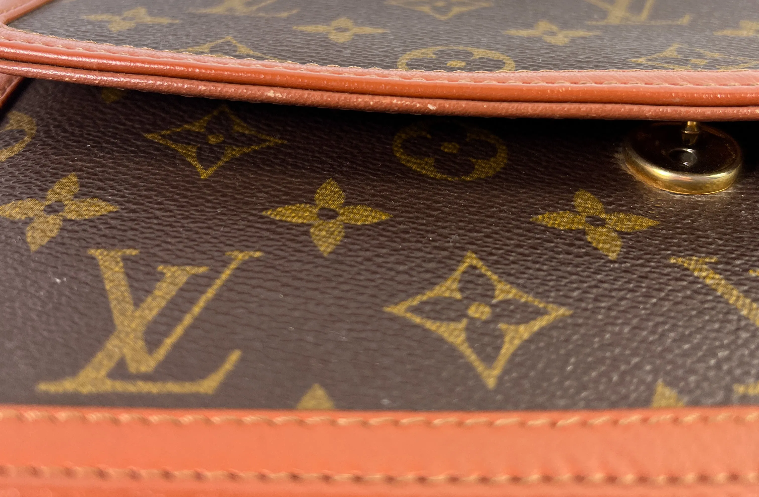 Louis Vuitton monogram pochette dame 29 clutch 1988