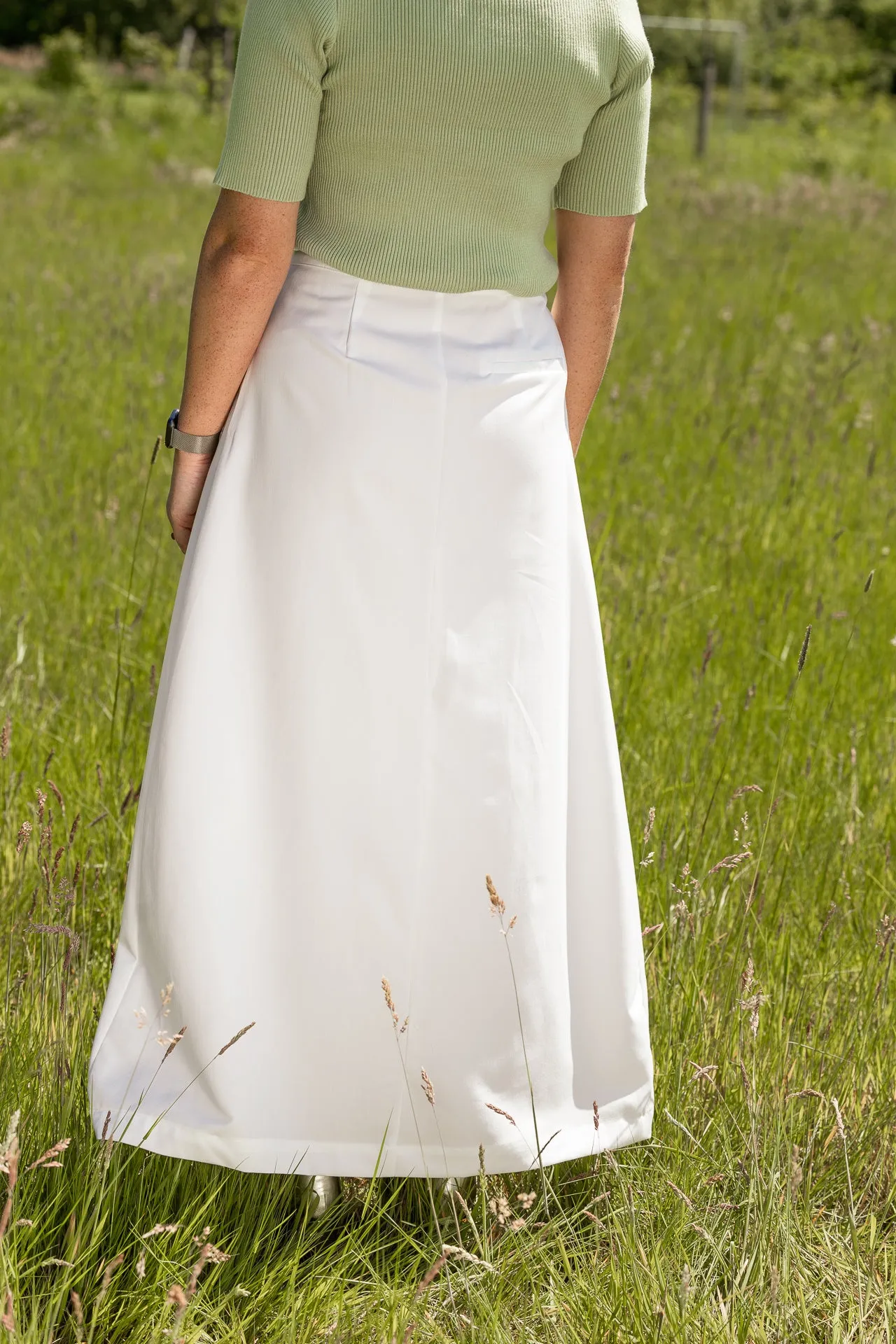 Marie skirt white