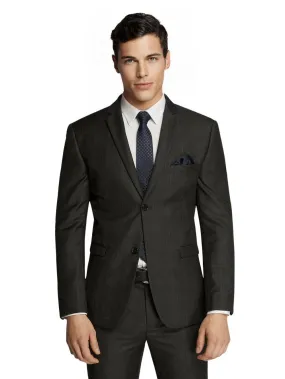 Men’s Charcoal Prince of Wales Check Slim Fit Sport Jacket/Blazer